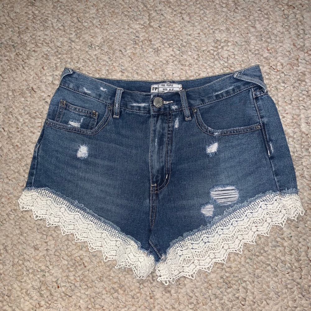 Free people lace shorts